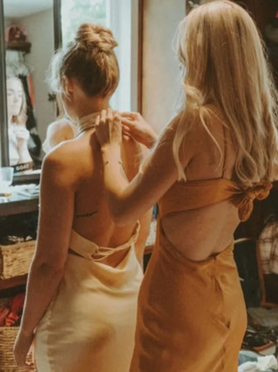 Bardot Malinda Satin Backless Midi Dress - Picture 5 of 6